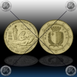 5 EVRO MALTA 2014 "Centenary of the Great War" UNC 5 EVRO MALTA 2014 "Centenary of the Great War" UNC